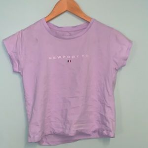 Purple tee